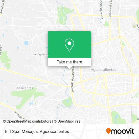 Elif Spa. Masajes map
