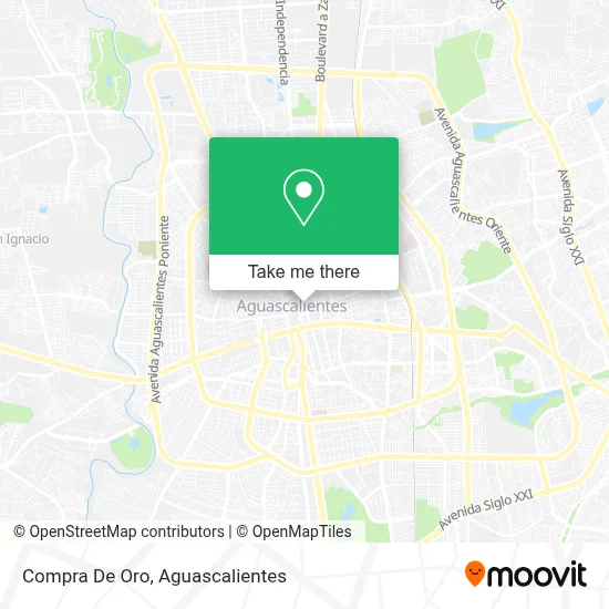 Compra De Oro map