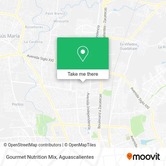 Gourmet  Nutrition Mix map