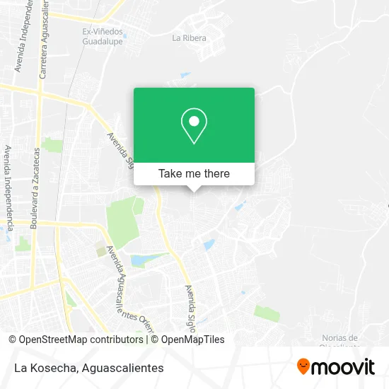 La Kosecha map