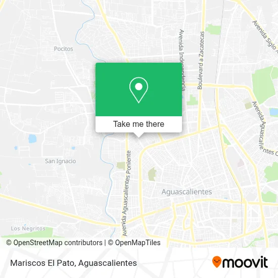 Mariscos El Pato map