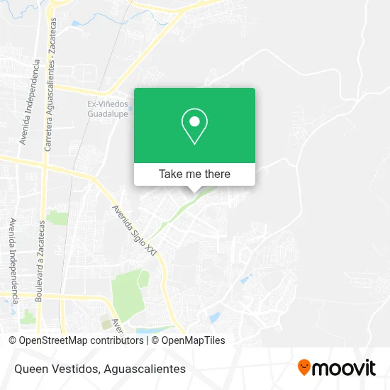 Queen Vestidos map
