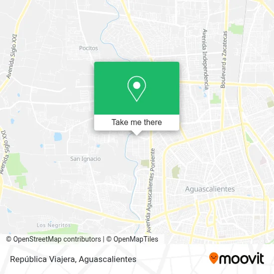 República Viajera map