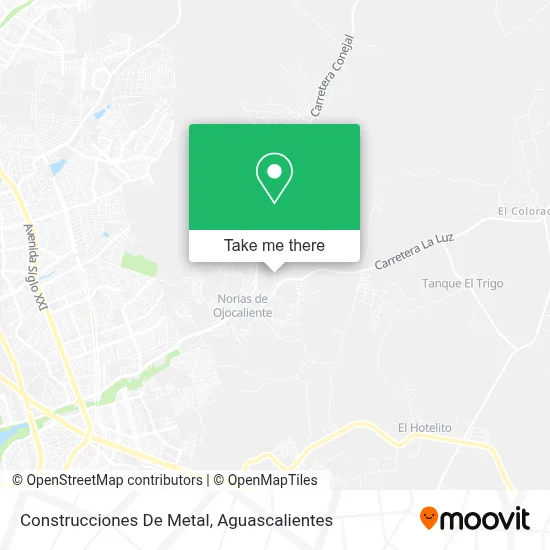 Construcciones De Metal map