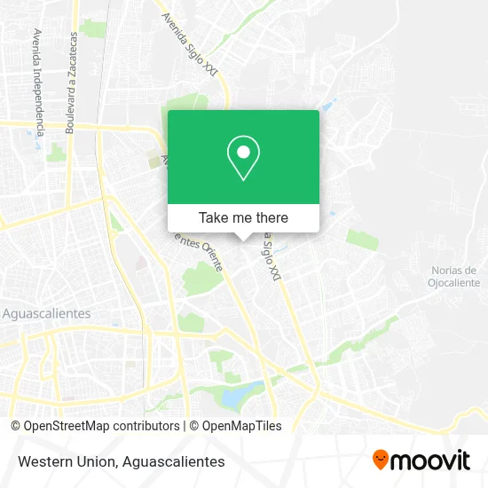 Western Union map