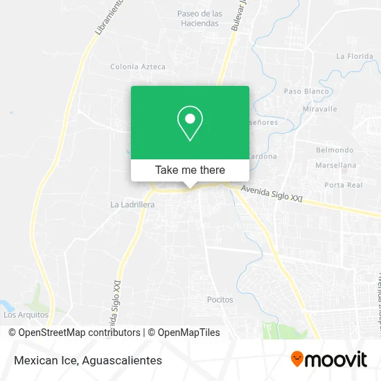 Mexican Ice map