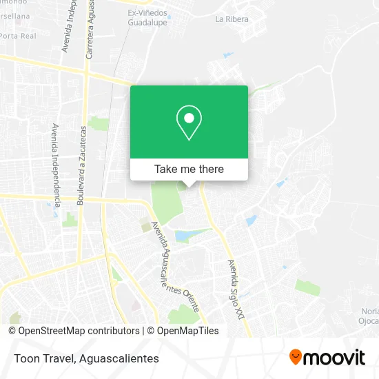 Toon Travel map