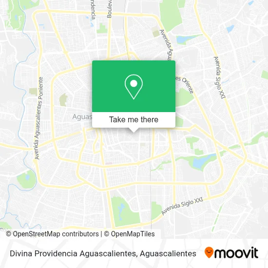 Divina Providencia Aguascalientes map