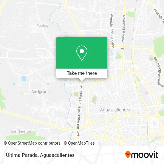 Última Parada map