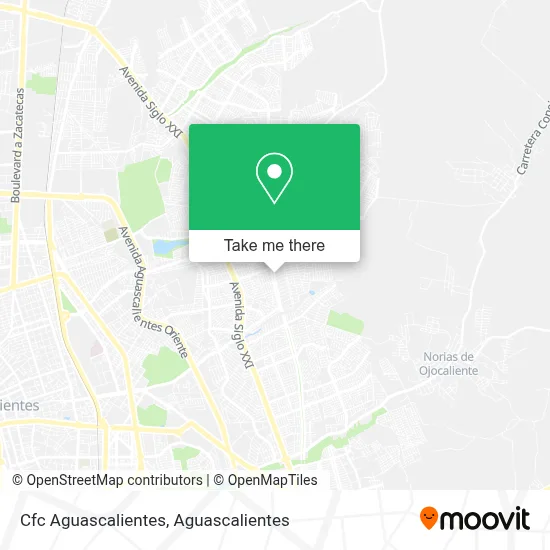 Cfc Aguascalientes map