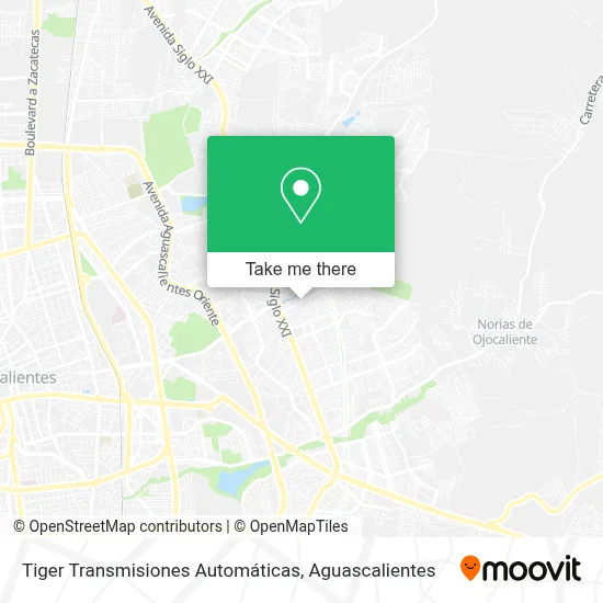 Tiger Transmisiones Automáticas map