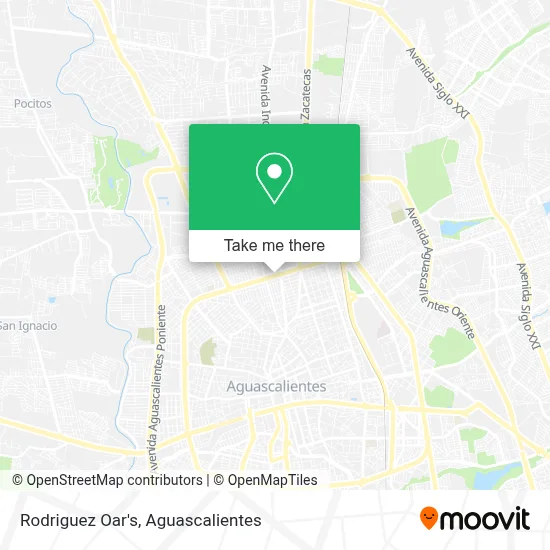 Rodriguez Oar's map