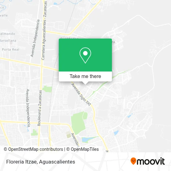 Floreria Itzae map