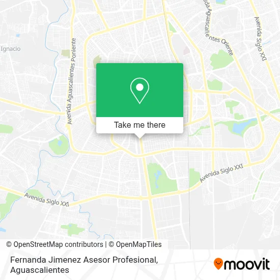Fernanda Jimenez Asesor Profesional map