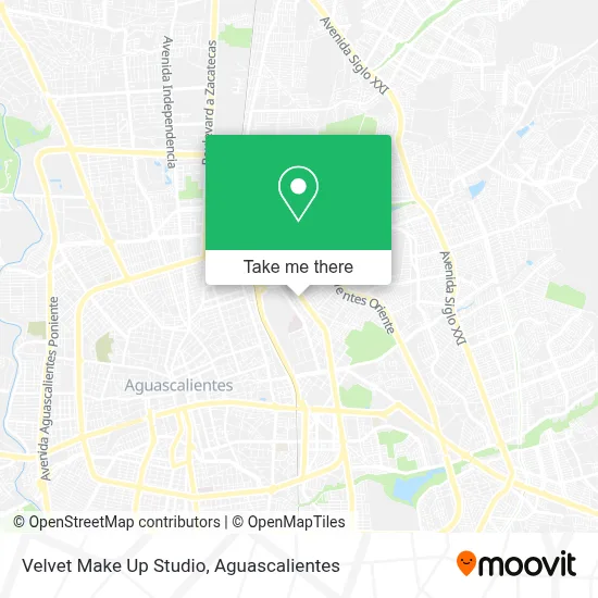 Velvet Make Up Studio map