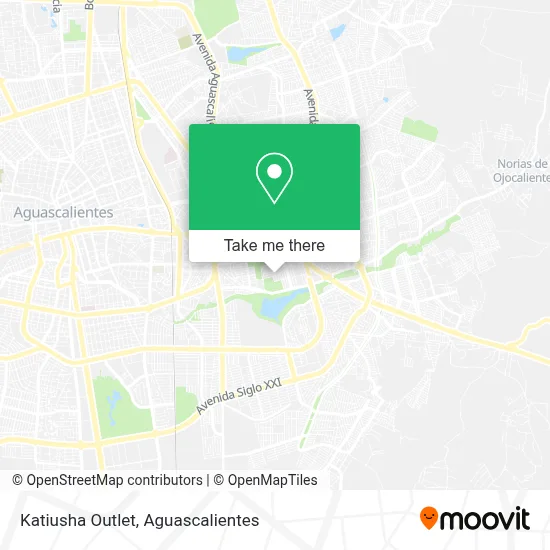Katiusha Outlet map