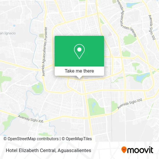 Hotel Elizabeth Central map