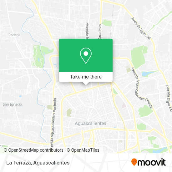 La Terraza map