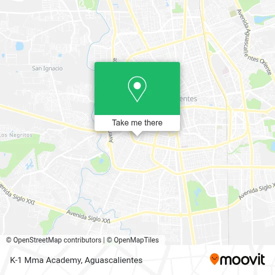 K-1 Mma Academy map