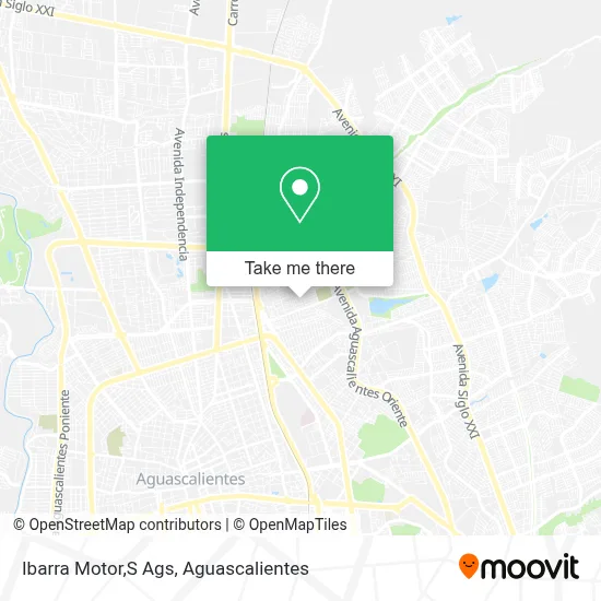Ibarra Motor,S Ags map