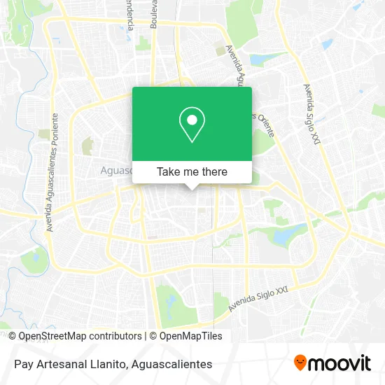 Pay Artesanal Llanito map