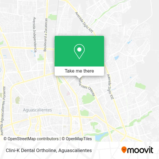 Clini-K Dental Ortholine map