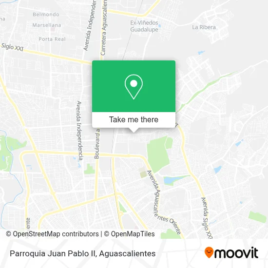 Parroquia Juan Pablo II map