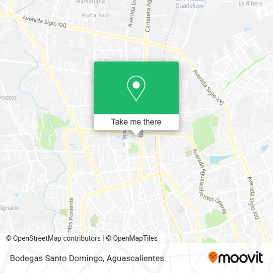Bodegas Santo Domingo map