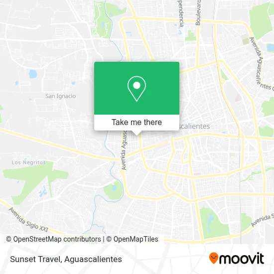 Sunset Travel map