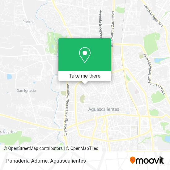 Panadería Adame map