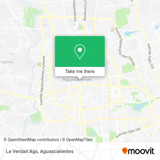 La Verdad Ags map