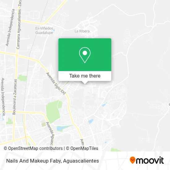 Nails And Makeup Faby map