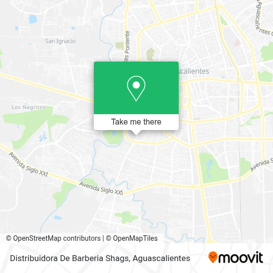 Distribuidora De Barberia Shags map