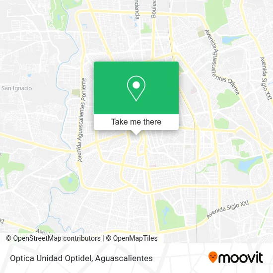 Optica Unidad Optidel map