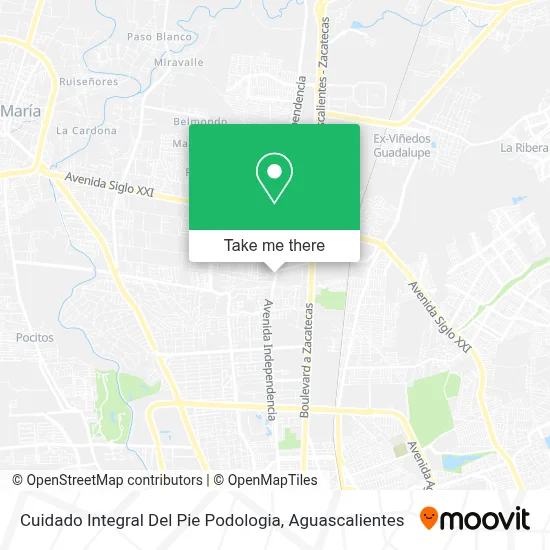 Cuidado Integral Del Pie Podologia map