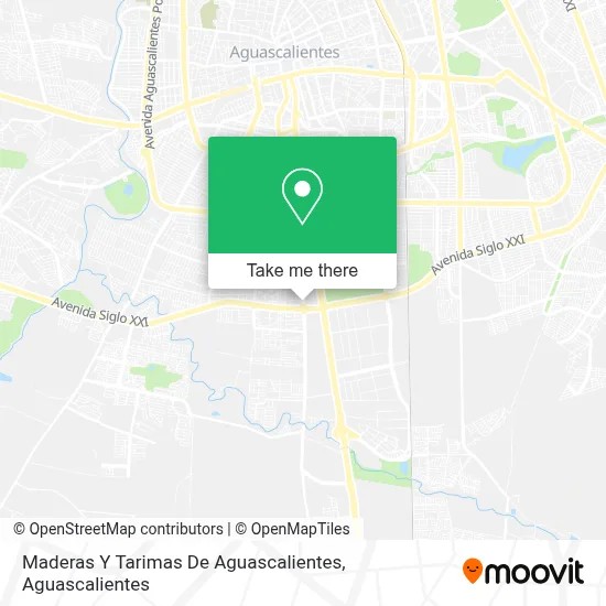 Maderas Y Tarimas De Aguascalientes map