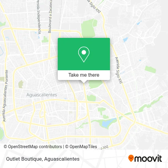 Outlet Boutique map