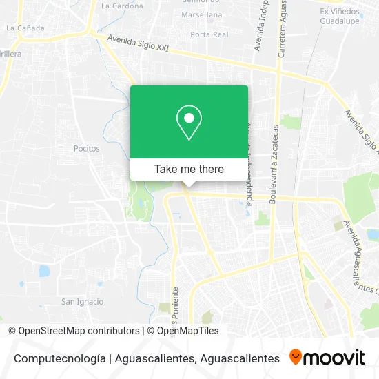 Computecnología | Aguascalientes map