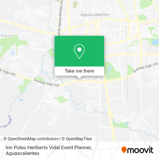 Inn Pulso Heriberto Vidal Event Planner map