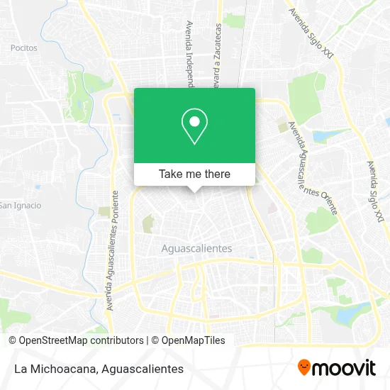 La Michoacana map