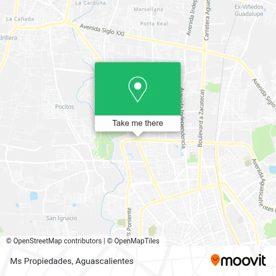 Ms Propiedades map