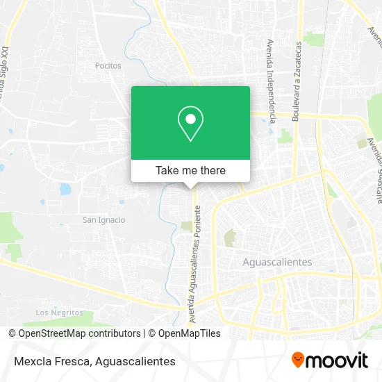 Mexcla Fresca map
