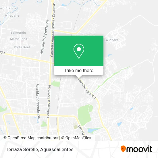 Terraza Sorelle map