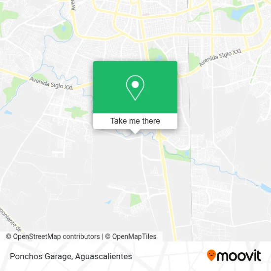 Ponchos Garage map