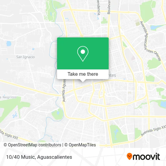 10/40 Music map