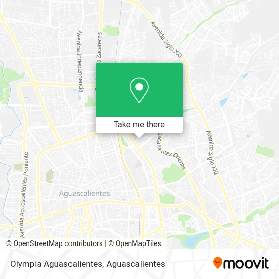 Olympia Aguascalientes map