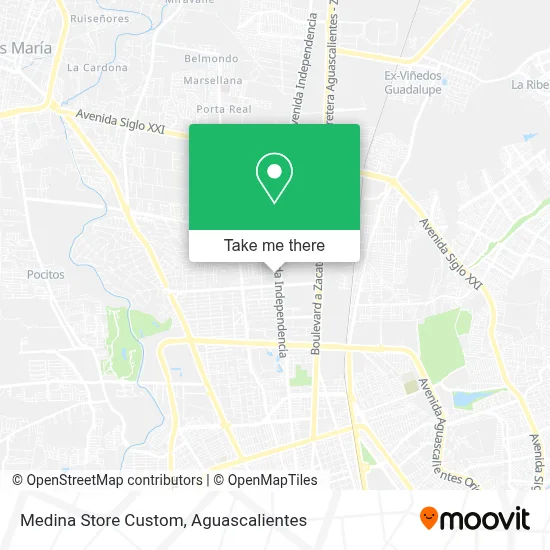 Medina Store Custom map