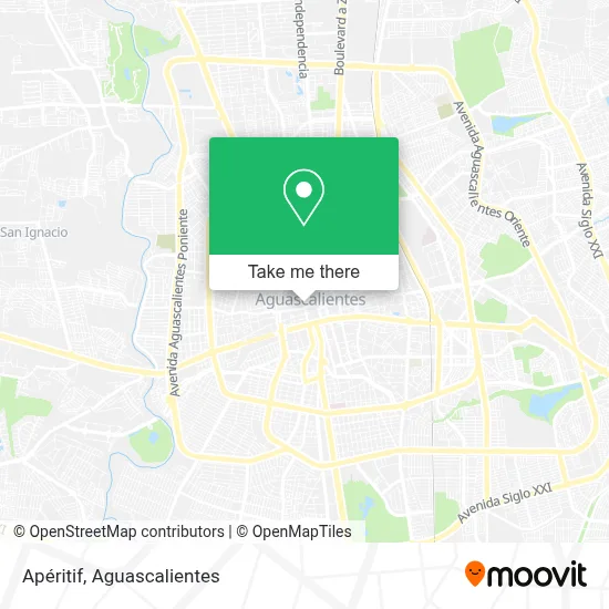 Apéritif map