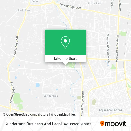 Kunderman Business And Legal map