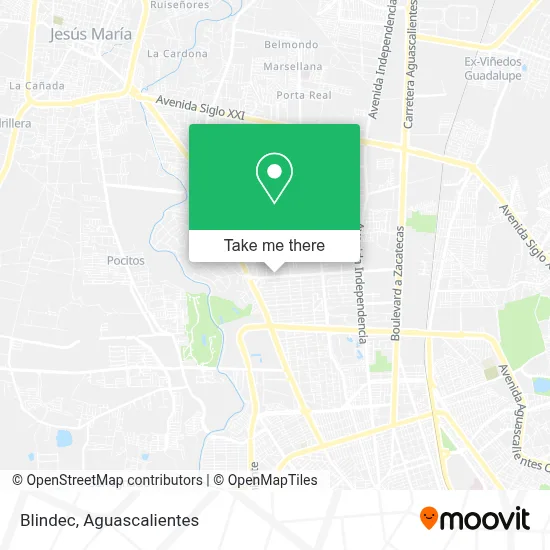 Blindec map